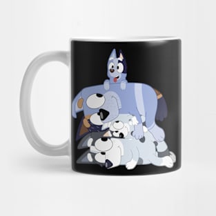 Recurring Heeler family stack Mug